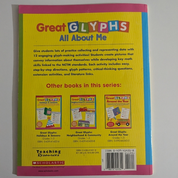 "Great Glyphs: All About Me" Book, Teaching Resource for Grades 1-3 - Picture 2 of 5
